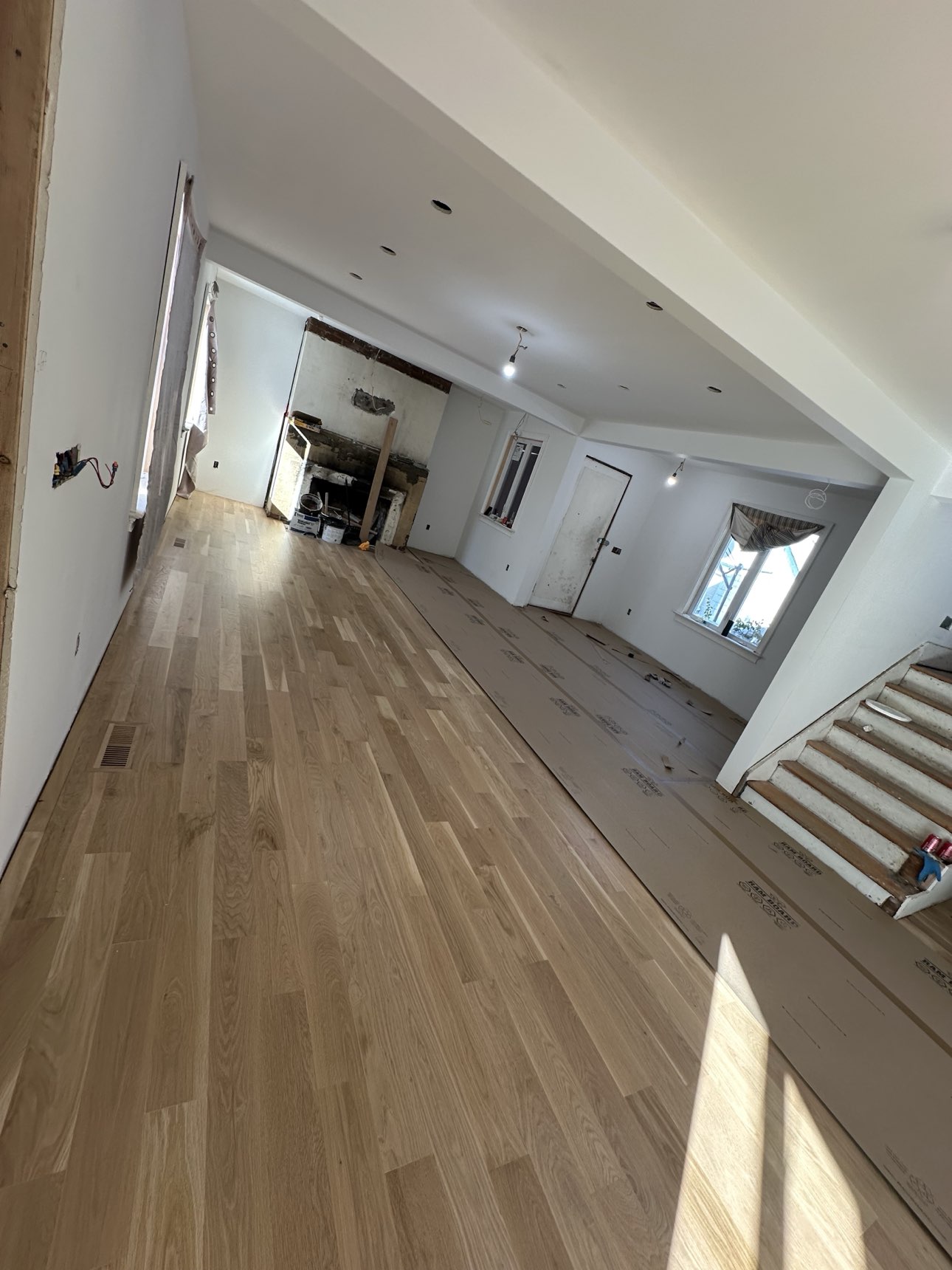 Full first-floor renovation in progress